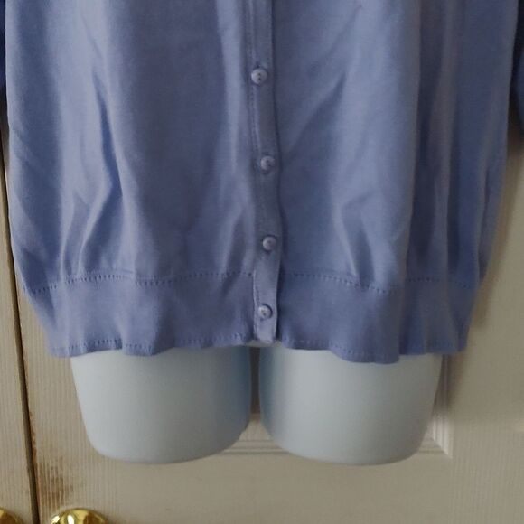 Maurices  baby blue  button down cardigan Sz XXL - Picture 2 of 5